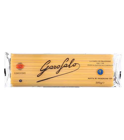Garofalo - Premium Durum Wheat Semolina Linguine Pasta, Italian Made, Bronze-Drawn, Al-Dente, One-Ingredient Pasta (6 pack)