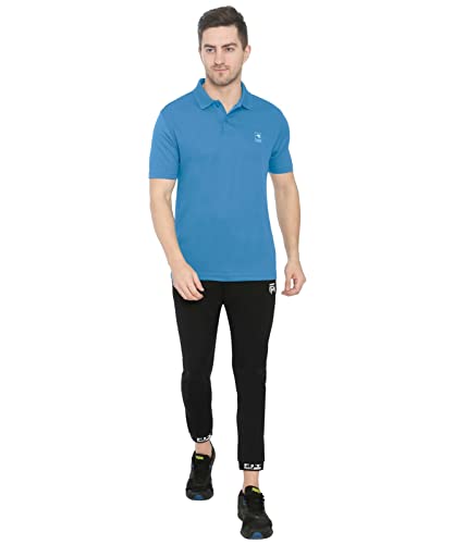 Image of GenX Men's Solid Regular Fit Polo Shirt