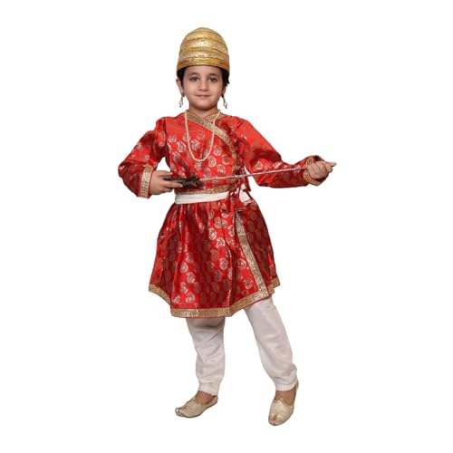 Image of Kaku Fancy Dresses National Heros Freedom Fighters Costumes for Boys & Girls | Independence Day Republic Day Fancy Dress for Schools Plays & Competition | Role Play Politician Costume For Kids
