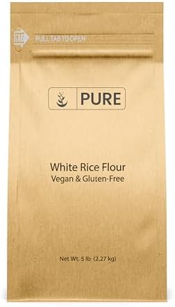 Pure Original Ingredients, Rice Flour, 5 Lb