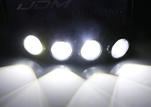 Kit LED iJDMTOY 4 pzas Luz Blanca Xenón para Parrilla miniatura 2