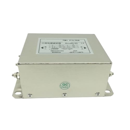 Filtro EMI potente trifásico de 380V y 20A que elimina interferencias