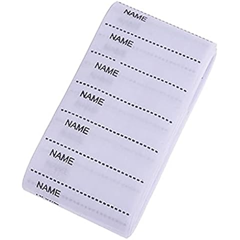 School Name Label Tapes Woven Sew in School Name Tapes Name Tags Labels Washable or Ironable Name Taps Name Tapes Cover