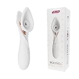 Clitioral Sucker Vibrates Vibrateirr for Women Today Adult Toys Bullet Tool with Handle Silent Wand Viboators for Woman Tools 0724U1 (White)