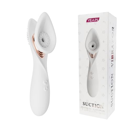 Clitioral Sucker Vibrates Vibrateirr for Women Today Adult Toys Bullet Tool with Handle Silent Wand Viboators for Woman Tools 0724U2 (White)