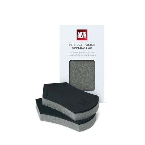 Autoglym Perfect Polish Applicator - Specially Designed Car Polish Applicator Pads with Point and Straight Edges For Precise Application Pack of 2