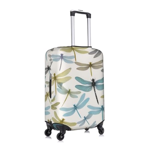 Simple Dragonfly Tsa Approved Luggage Cover For 18-32 Inch Suitcases Scratch-Resistant Stretch Luggage Cover3