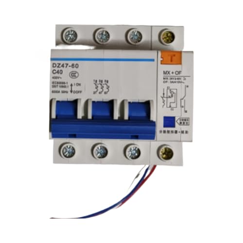 Disjoncteur 3P 40A 60A triphasé pour installations basse tension 24-48V