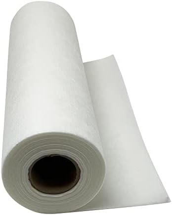 No Show Mesh Stabilizer 12" x 25 Yard - Invisible Cut Away Medium Weight - White by H.B.I. Products