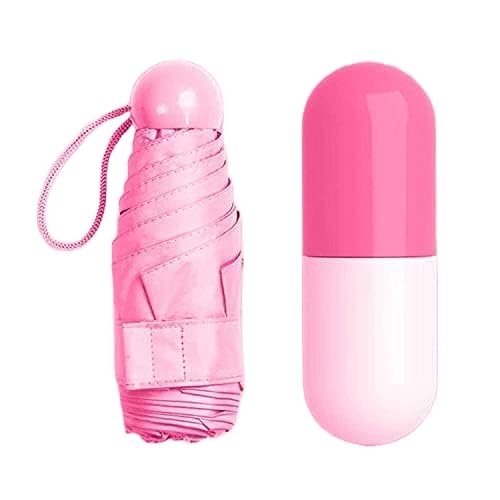 Nylon Fancy Capsule Shape Portable Umbrella for Home, Office and other Traveling-image-15