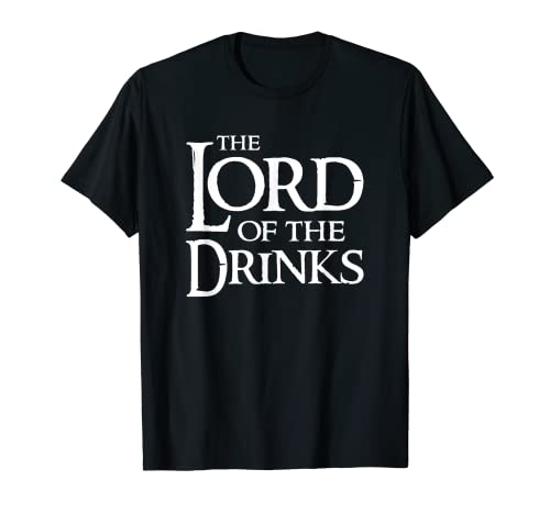 The Lord Of The Drinks - Camicia divertente da bere ubriaco barista Maglietta