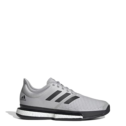 adidas EG7693 Uomo Scarpe da Tennis, Grigio Due F17/Nero Core/Bianco Ftwr, 46 EU