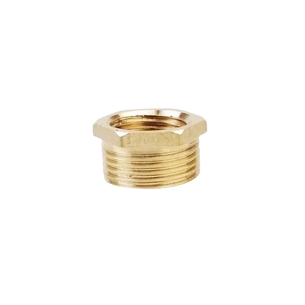 Raccordo per tubo di riduzione con boccola esagonale in ottone da F a M filettato 1/8 1/4 3/8 1/2 3/4 Adattatore per acqua e gas in rame, connettore di accoppiamento, 20 pezzi