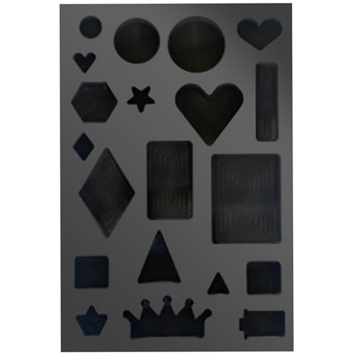 20-in-1 Graphite Ingot Mold for Metal Melting and Casting - Ideal for Gold Silver Aluminum Copper Brass - Heat Resistant and Reusable Jewelry Making Supplies