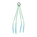 Festive Party Colorful Wig Braids Ponytail Fashion Braids Colorful Gradient Hair Rope Twist Braids...