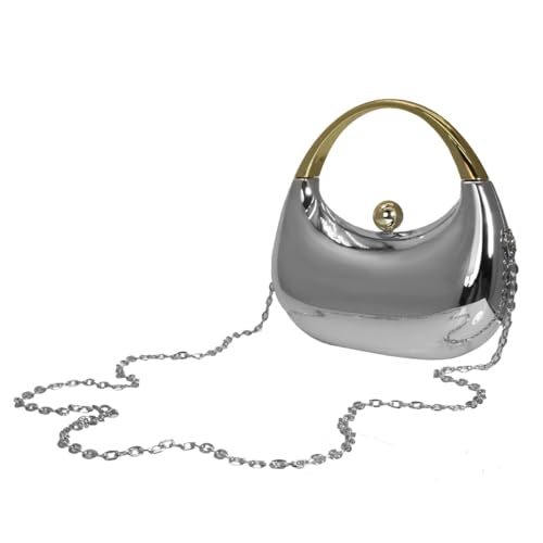 Image of Acrylic Handbags for Women Cute Acrylic Clutch Small Unique Purse Trendy Metal Evening Bag for Party Cocktail