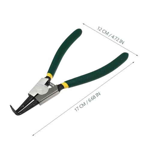 Alicates para anillos elásticos Levemolo juego de 4 circlips rectos y curvos para mecánico de coche 3