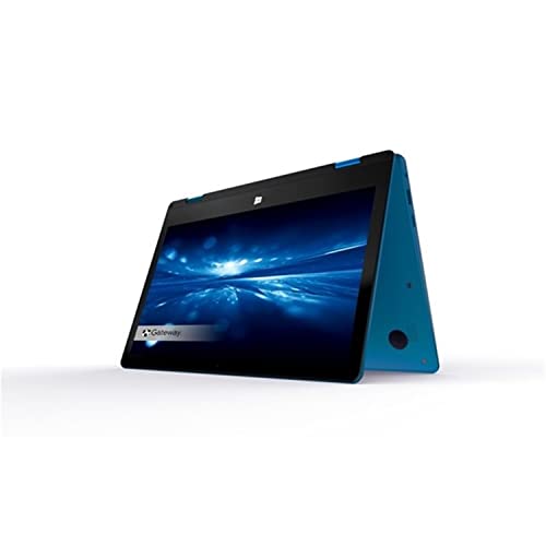 Gateway GWTC116-2BL 11.6 inch Touch 4GB 64GB eMMC Celeron N4020 1.1GHz Win10S, Blue, 11-11.99 inches