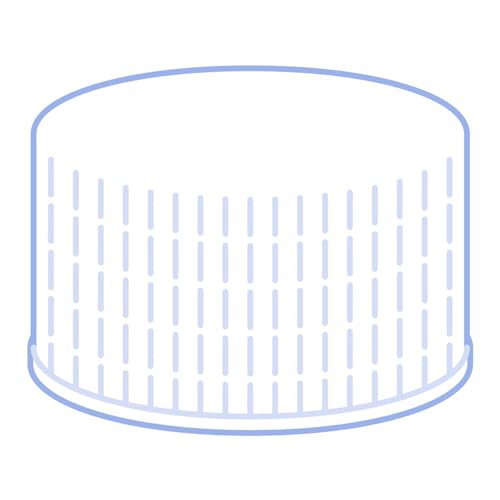 Bouchons à vis N24 étanches en polypropylène blanc avec septa Butyl/PTFE de 2,4 mm