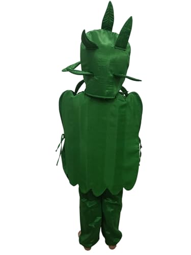 Image of BookMyCostume Capsicum Bell Pepper Shimla Mirch Vegetable Kids Fancy Dress Costume 7-8 years