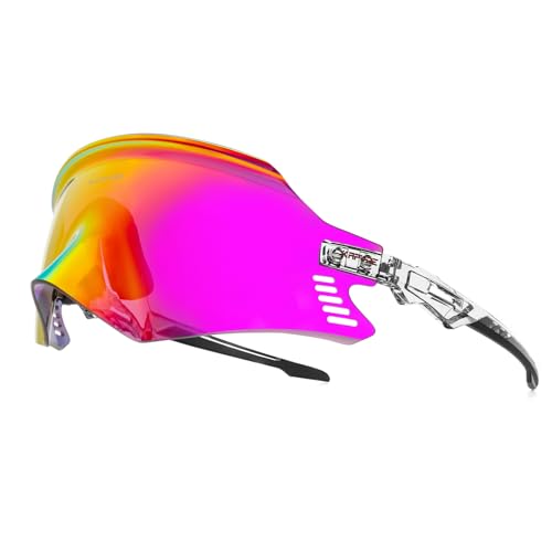 KAPVOE Cycling Glasses MTB Glasses with Frameless Sports Sunglasses K2