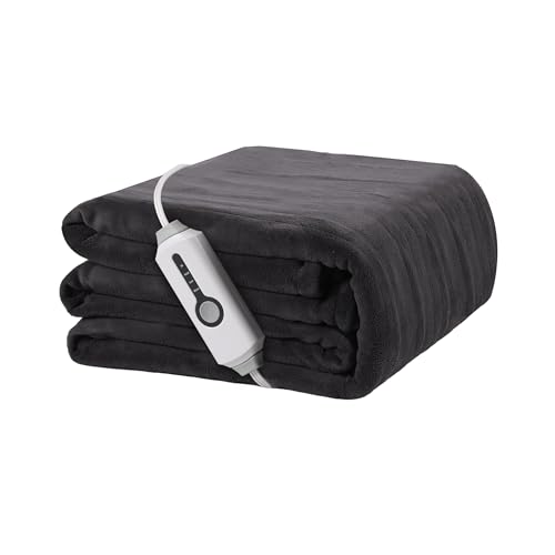 Electric Heated Blanket 72'x84' Full Size, Soft Coral Fleece with 4 Heating Levels and 10 Hours...