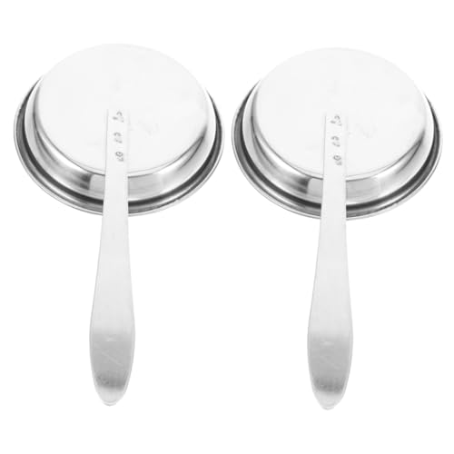 Happyyami 2pcs Fire Cover Fire Extinguisher Candle Wick Snuffer Wick Trimmer Tiki Torch Snuffer Caps Black Kitchen Decor Tiki Snuffer De Silver Stainless Steel