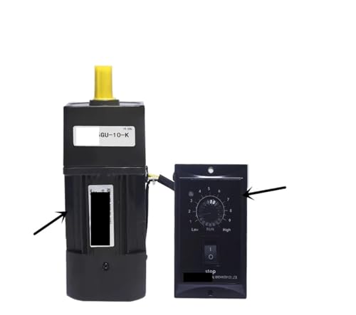 Moteur à induction 90W à couple élevé avec support et variateur - 2