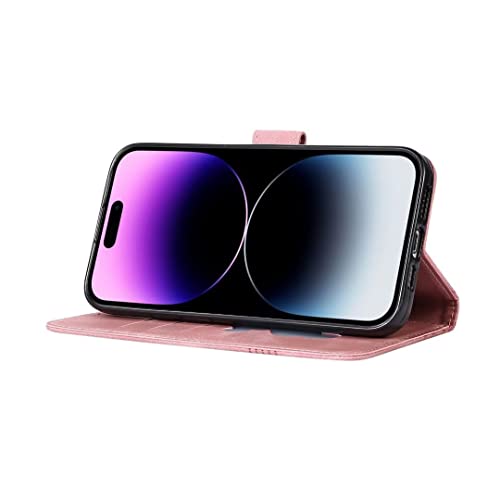 Xiaomi Redmi Note 11/11S Läderfodral med Fjärilsmotiv - Rosa