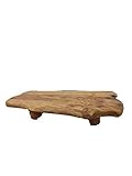 Greener Valley Root Wood Footed Platter