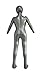 Inflatable Female Full Body Mannequin Dress Form Dummy with Arms and Legs Model Display