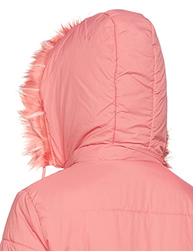 Image of Qube By Fort Collins Women's Medium-Length Bomber Jacket with Detachable Hood - Stylish Winterwear for All-Day Comfort