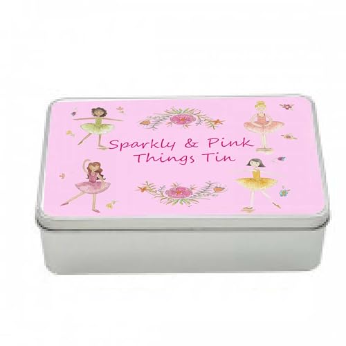 Girls Personalised Storage Jewellery Box Tin, Girls Gift, Birthday Present, Room accessories Hair Tin