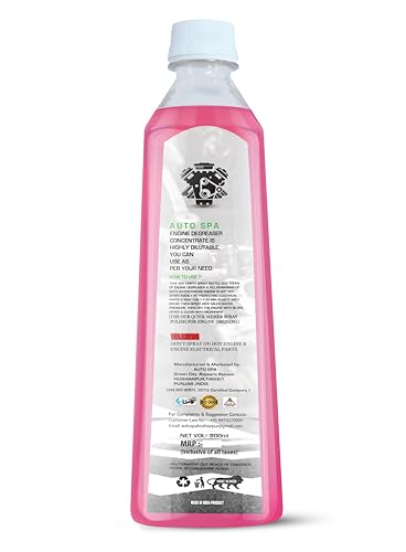 Image of AUTO SPA Heavy Duty Engine Degreaser & All Purpose Cleaner (APC) Concentrated Liquid- 800ML | Bio-Solvent Formula | Safe for Metals, Rubber & Plastics | Eco-Friendly & Biodegradable