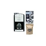 Capresso 464.05 CoffeeTeam GS 10-Cup Digital Coffee Maker with Descaling Powder and Whole Bean Coffee (1-Pound) Bundle (3 Items)
