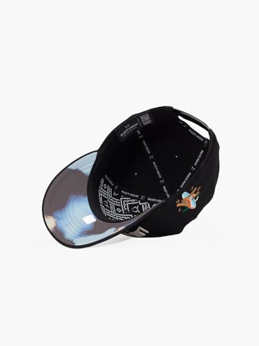 Gorra Baseball con visera curva negra miniatura 5