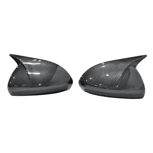 Coques de rétroviseur Vauxhall Corsa D E aspect carbone finition premium
