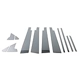 BRIGHTZ ワゴンR MH34S MH44S 超鏡面ステンレスブラックメッキピラーパネル バイザー有用 12PC 【 PIL-BLA-385 】 MH MH34 MH44 H34 H44 34 44 ワゴン R アール アウル ワゴンアール ワゴンアウル 18198