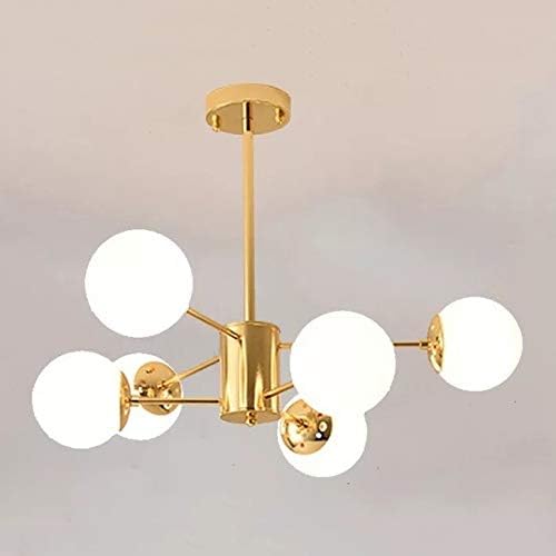 CRODY CRODY Moderne Glans Kroonluchters Woonkamer Slaapkamer Plafond E27 Led Verstelbare Kogelglas Hangende Lamp Eetkamer Verlichting Armaturen