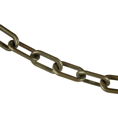 Image of Mr. Chain Plastic Barrier Chain, Khaki Gold, 100 ft Length (50007-100)