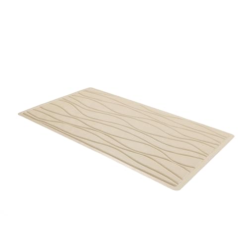 minkissy Non-slip Bath Mat Suction Cups Rubber Shower Floor Mat Hotel Style Anti-slip Bath Mats for Bathroom