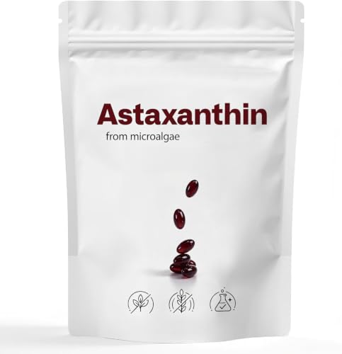 Astaxantina antioxidante de microalgas frescas con microingredientes de alta absorción