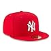 New Era 59Fifty New York Yankees SC WH Fitted Hat (Red/White) Men's MLB Cap