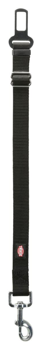 Trixie: - Car Harness | Prevents the Pet from Moving Around in the Vehicle | Adjustable Strap to Suit the Length According to Your Comfort | Can Also be Used for Daily Walk - Black 30–60cm/20mm Small 3