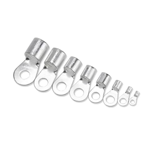 Terminal de engarzado de cobre abierto OT6-6 M6 para conector de cable, 100 piezas 4