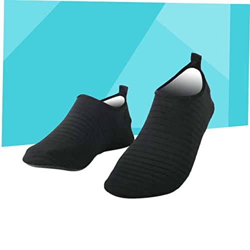 BESPORTBLE Non-slip Socks Fitness Socks Room Socks Silicone Socks Yoga Socks Black3