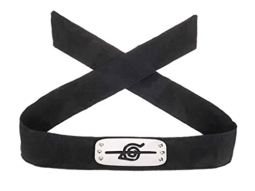 CosplayStudio Bandeau Naruto Shippuden avec armoiries anti-conohagacure de Itachi Uchiha