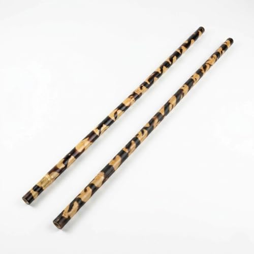 HUEY Kali Escrima Rattan Training Sticks Tiger Flamed 28 3/4 Diameter Pair for Arnis and Filipino Martial Arts