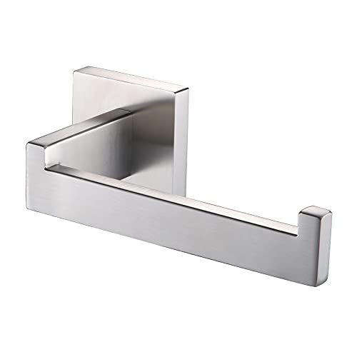 Image of KOKOSIRI Toilet Paper Roll Holder Brushed Nickel Toilet Paper Holder Stainless Steel for Kitchen Bathroom Dispenser Wall Mounted, B2003BR