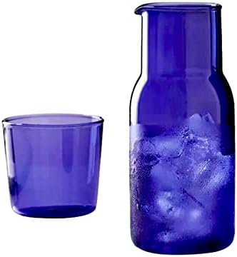 Bedside Night Water Carafe Set With Glass Cup,Mouthwash Bottle Clear Glass Pitcher For Bedroom Nightstand Bathroom Kitchen - 15 - View #4